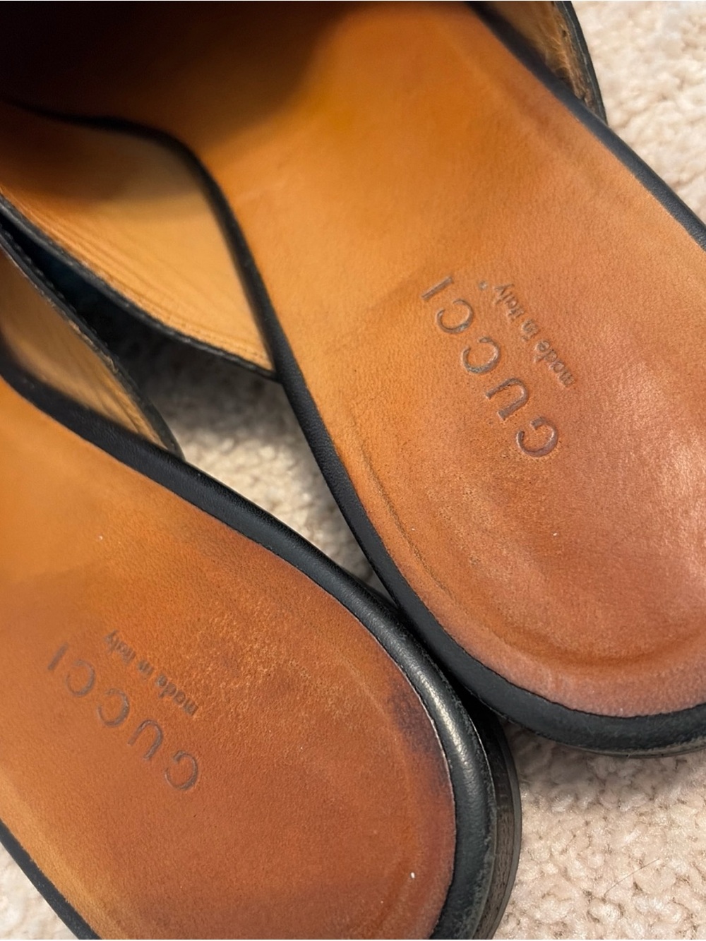 Gucci Princetown Horsebit Mule Women’s Black Leather Slip on Loafers 40.5 - Picture 3 of 6
